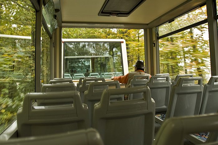 Fahrt mit dem Unimog-Bus