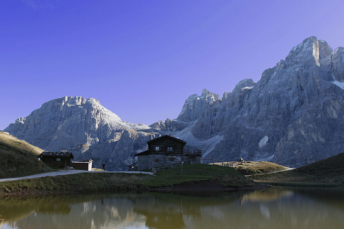 Baita Segantini von vorn