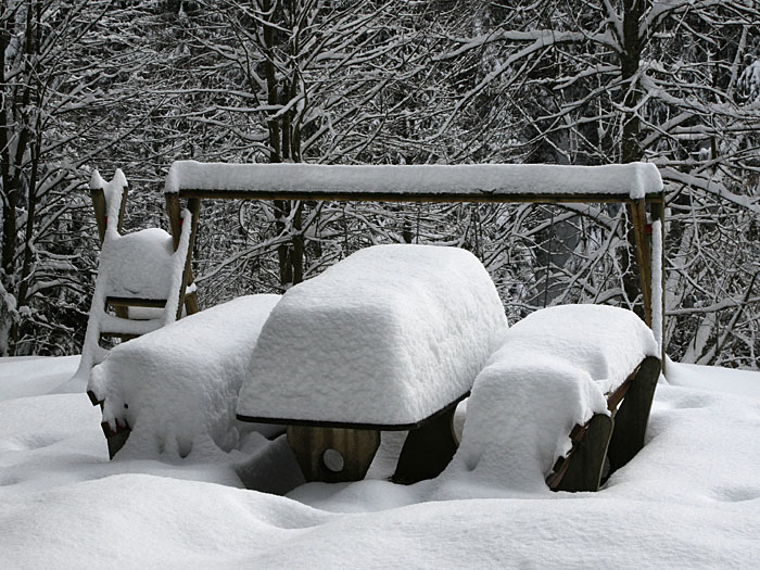 Ein kleiner Eindruck von der Schneeh&ouml;he