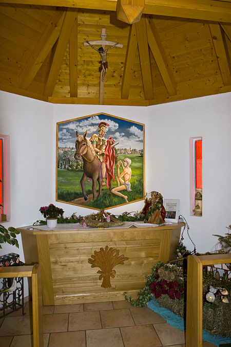 Innenansicht der Mönchhof-Kapelle