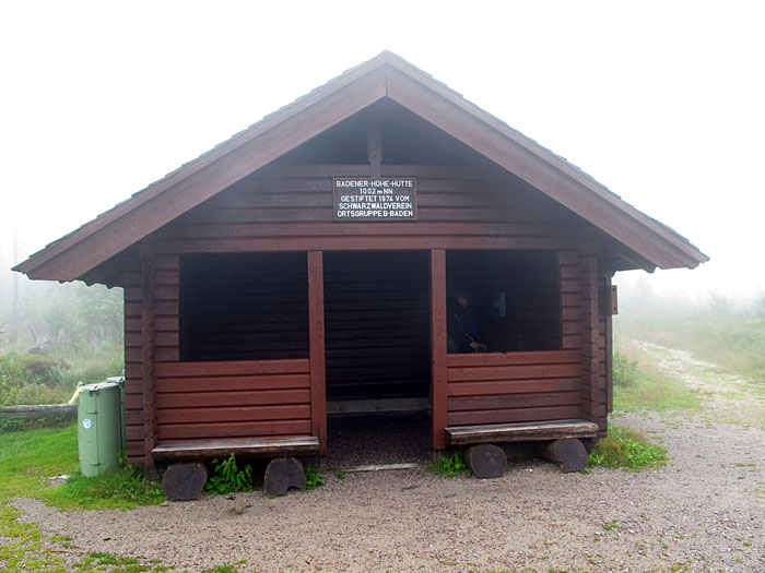 Schutzh&uuml;tte auf der Badener H&ouml;he
