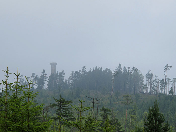 Blick zur&uuml;ck zum Friedrichsturm