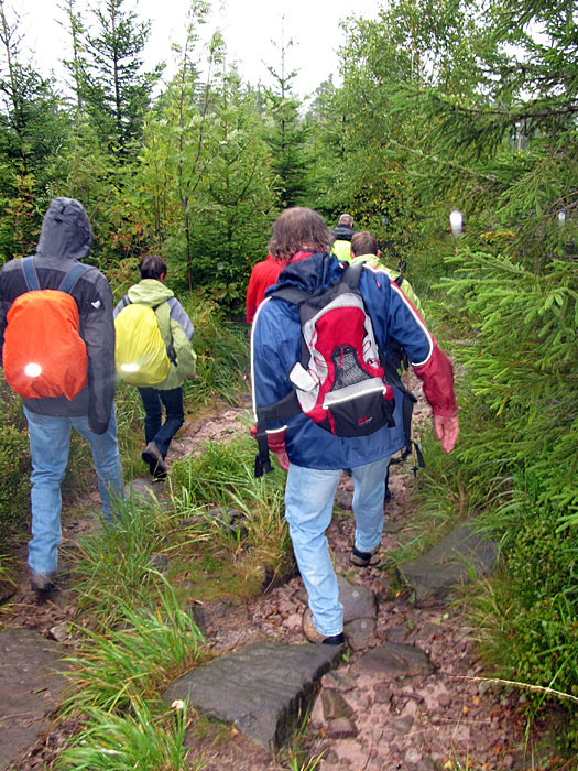 Ab jetzt geht es etwas rustikaler weiter