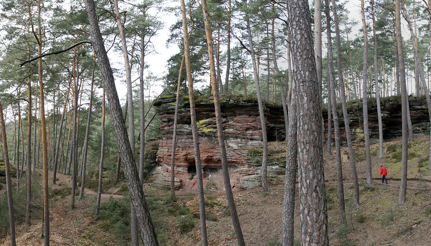 Felsen und Pfad