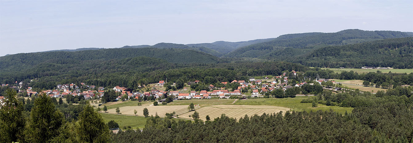 Blick vom Lindelskopf auf Ludwigswinkel