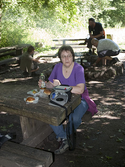 Pause von den Anstrengungen