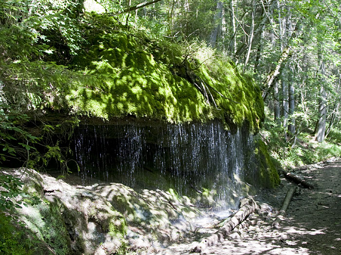 Noch so ein Nieselregen-Wasserfall