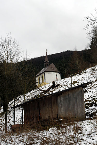 Eine der vielen Kapellen im Gutachtal