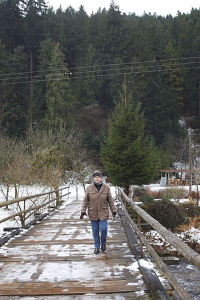 Schl&uuml;pfrige Br&uuml;cke &uuml;ber die "Wilde Gutach"