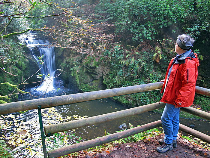 Blick auf den Geroldsauer Wasserfall