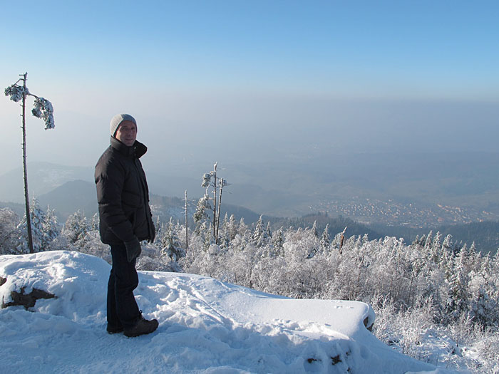 Blick in die Tiefe nach Loffenau