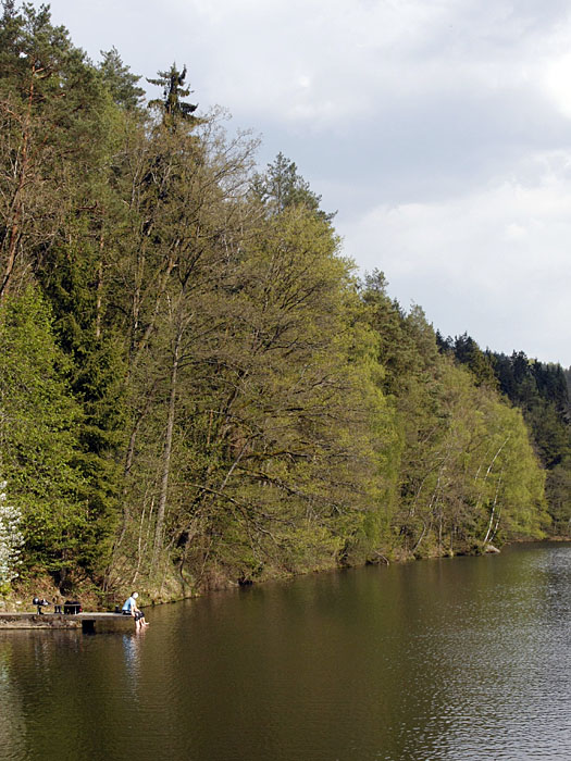 Angler am See