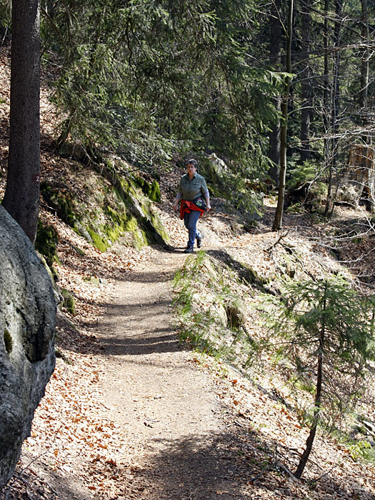 Dieser Weg ist wieder etwas einfacher