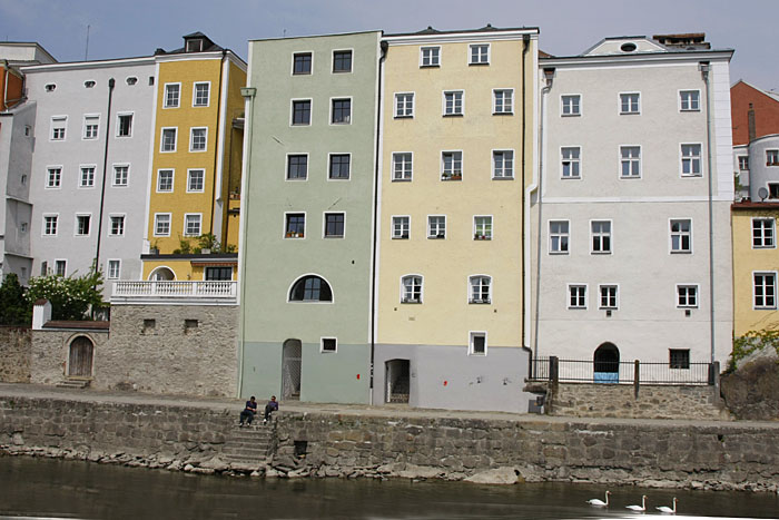 Häuser am Innufer