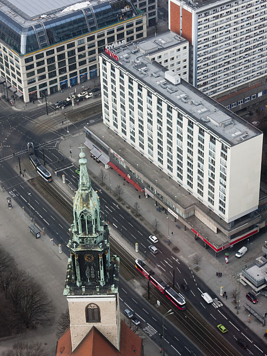 Marienkirche und Karl-Liebknecht-Straße