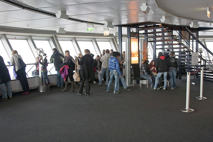 In der Kugel des Fernsehturms