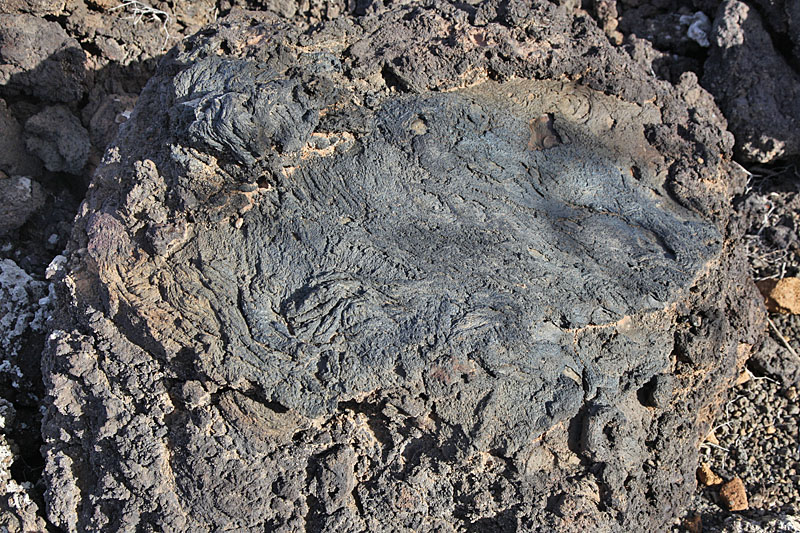 300 Jahre alte Flie&szlig;spuren der Schmelze