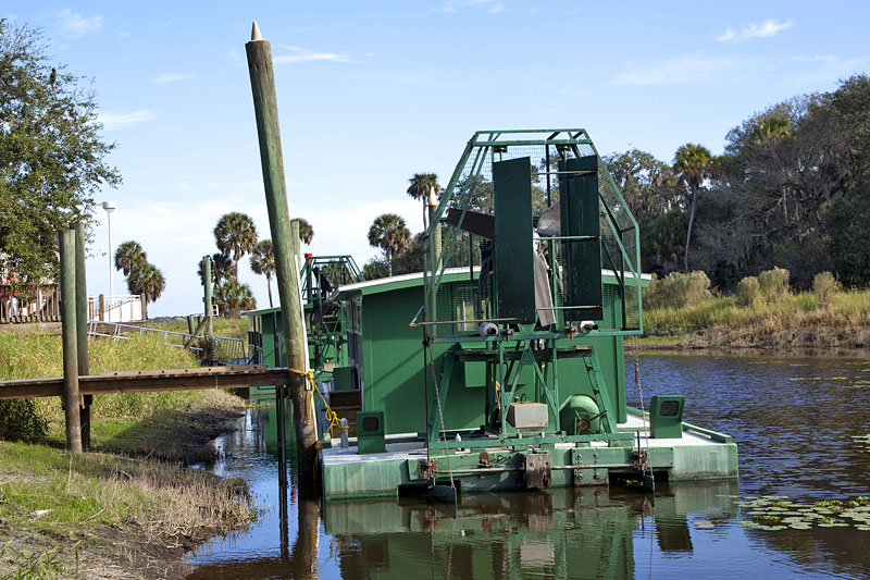 ... werden wir später über den Lake Myakka fahren