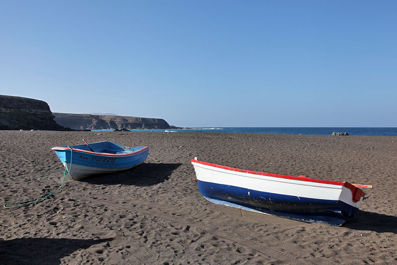 Boote am Strand