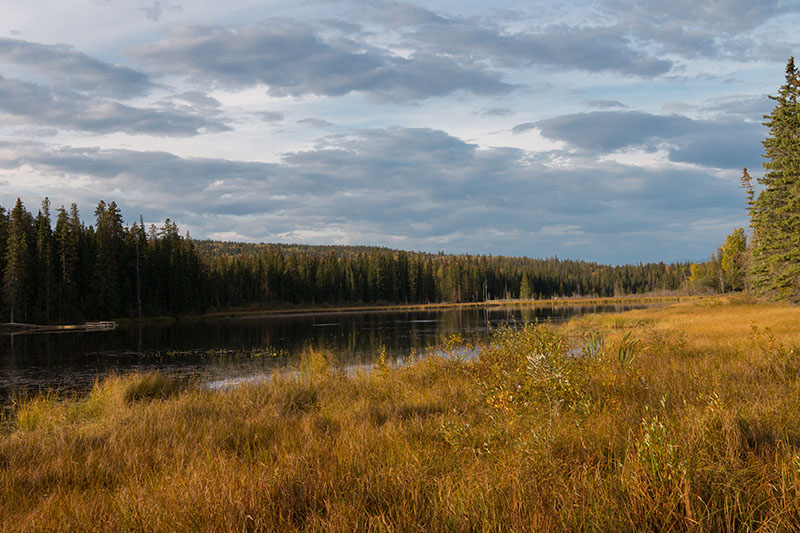 Blick auf den Maxwell Lake