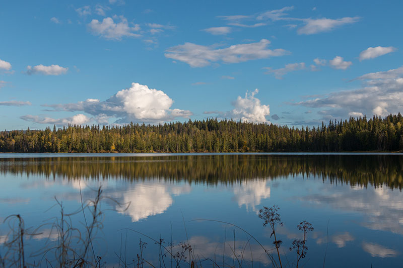 ... direkt am See vorbei ...