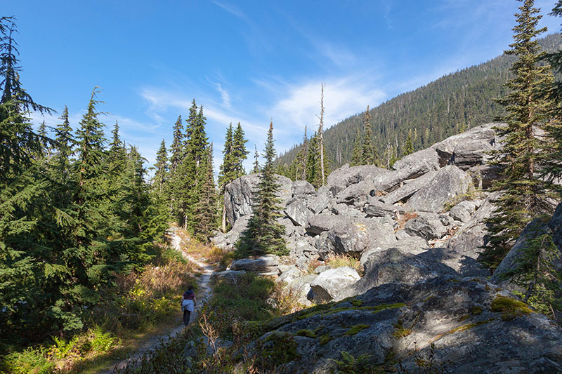 Felsen, wie von Riesen ...