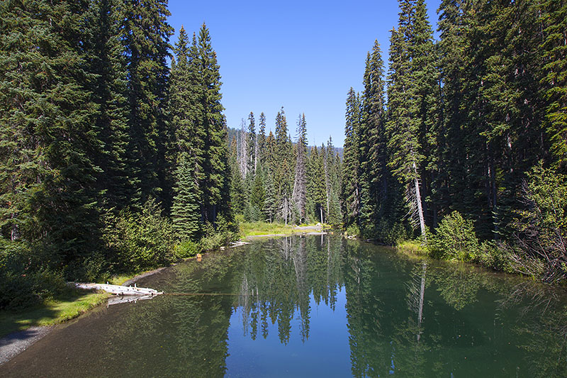 Die Seitenarme machen das Absch&auml;tzen der Streckenl&auml;nge nicht leicht