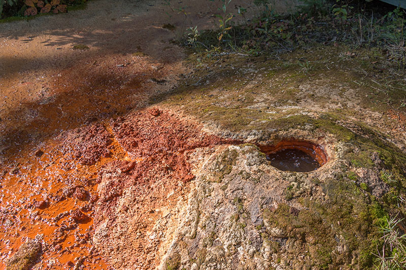 ... erreichen wir die unspektakul&auml;ren Mineral Springs