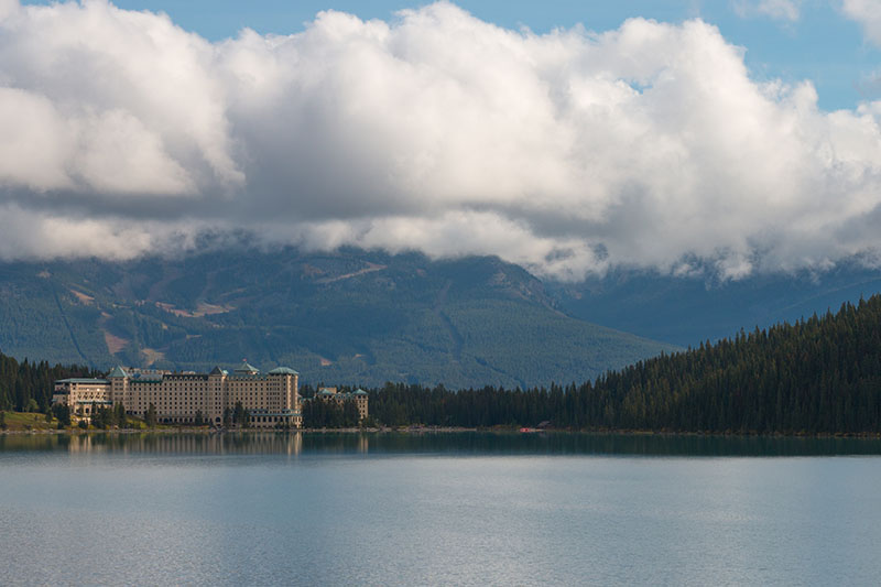 Blick zur&uuml;ck zum Hotel