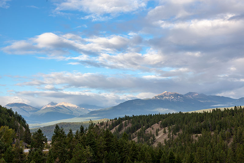 Unterwegs zu den Takakkaw Falls
