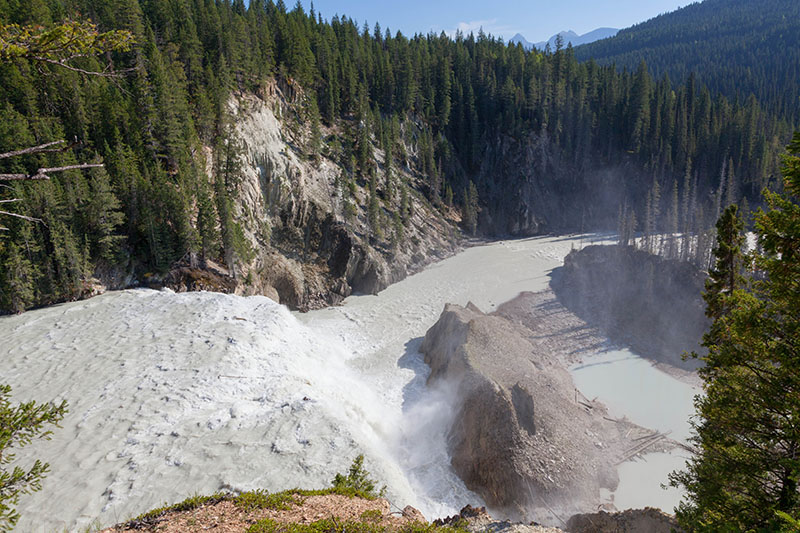 Wapta Falls von oben