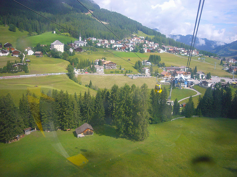 Steffen f&auml;hrt derweil mit dem Mountainbike hinauf, mit ihm will ich mich sp&auml;ter treffen