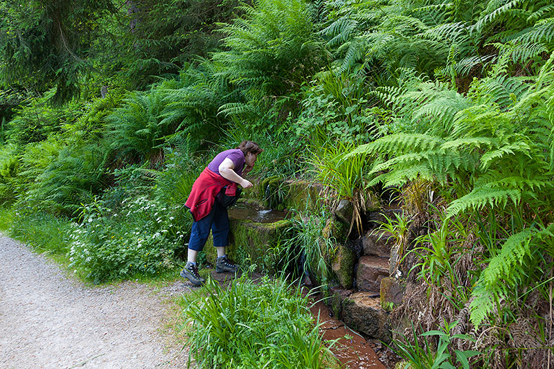 Das Wasser l&auml;sst Vroni nicht los ;-)
