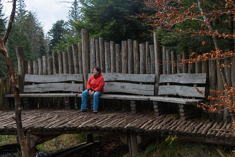 Kurze Rast an der M&auml;rchenwiese