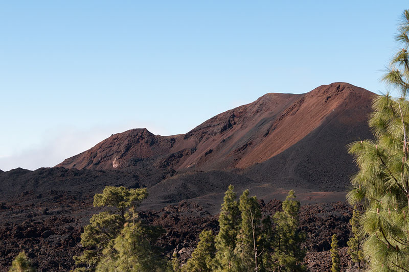 Ein Teil der verbliebenen Caldera