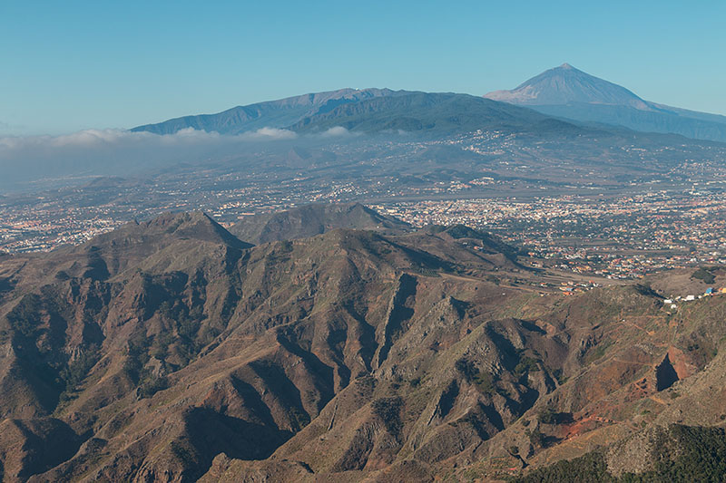 Der Teide ist von fast überall zu sehen ...