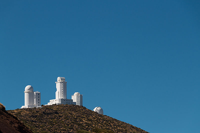 Das astronomische Instiut gegenüber des Teide