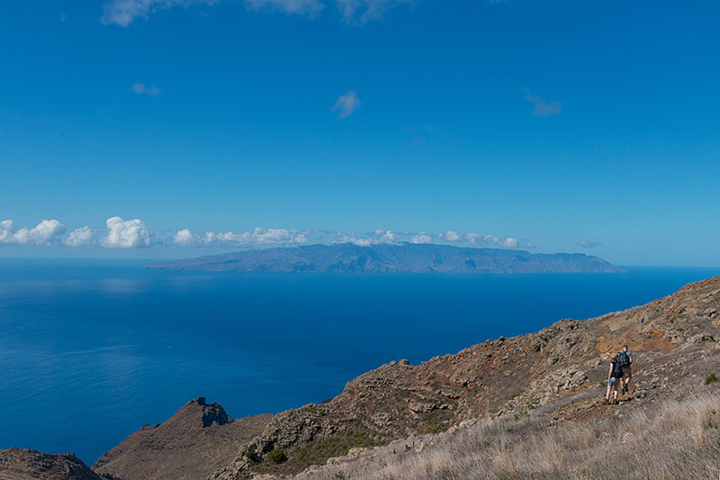 Dort drüben liegt die Insel La Gomera