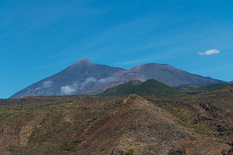 Der Teide vom Meer aus gesehen