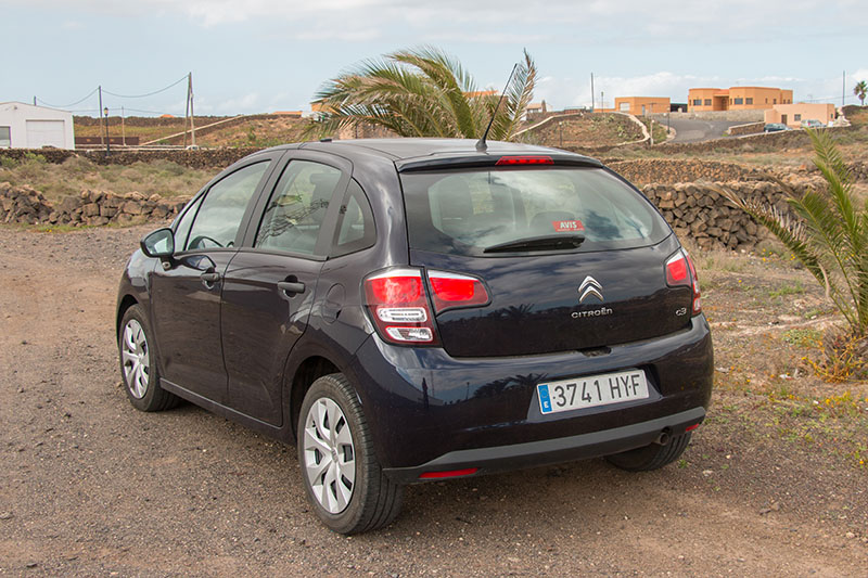 Citroën C3 von hinten