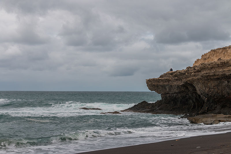 Das Meer ist so trübe wie die Wolken
