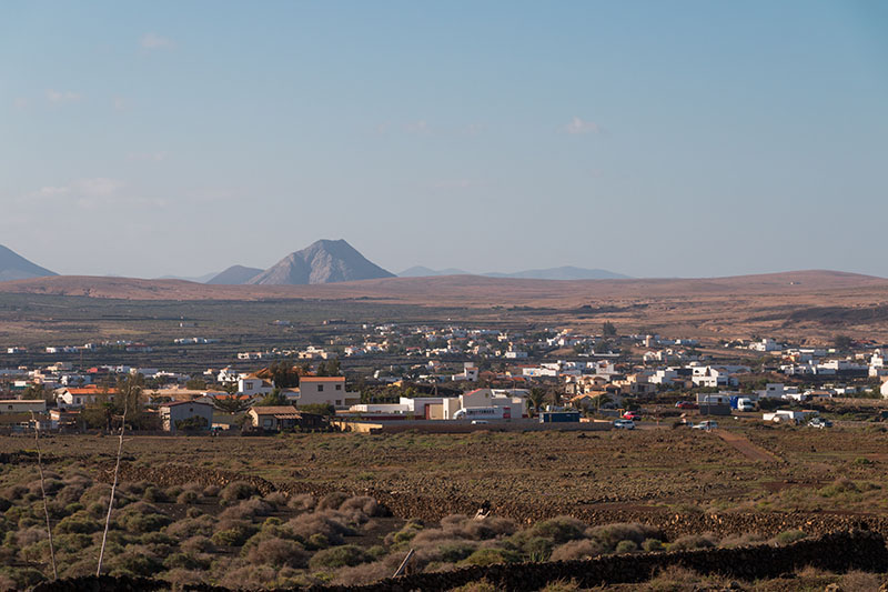Blick zurück zum Startort Lajares