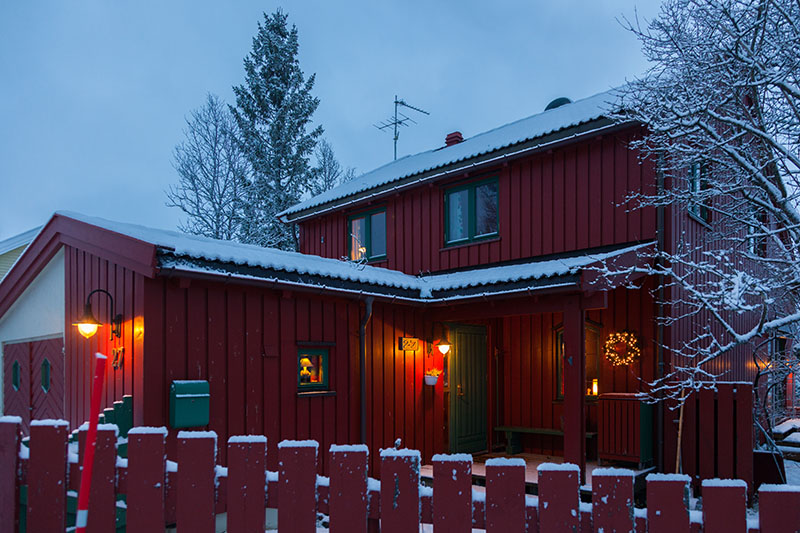 Das "Schwedenrot" mag man auch in Norwegen