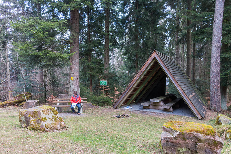 ... gab es eine kurze Rast