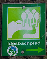 Der Idesbachpfad ist ca. 18 km lang und hat auch einige H&ouml;henmeter
