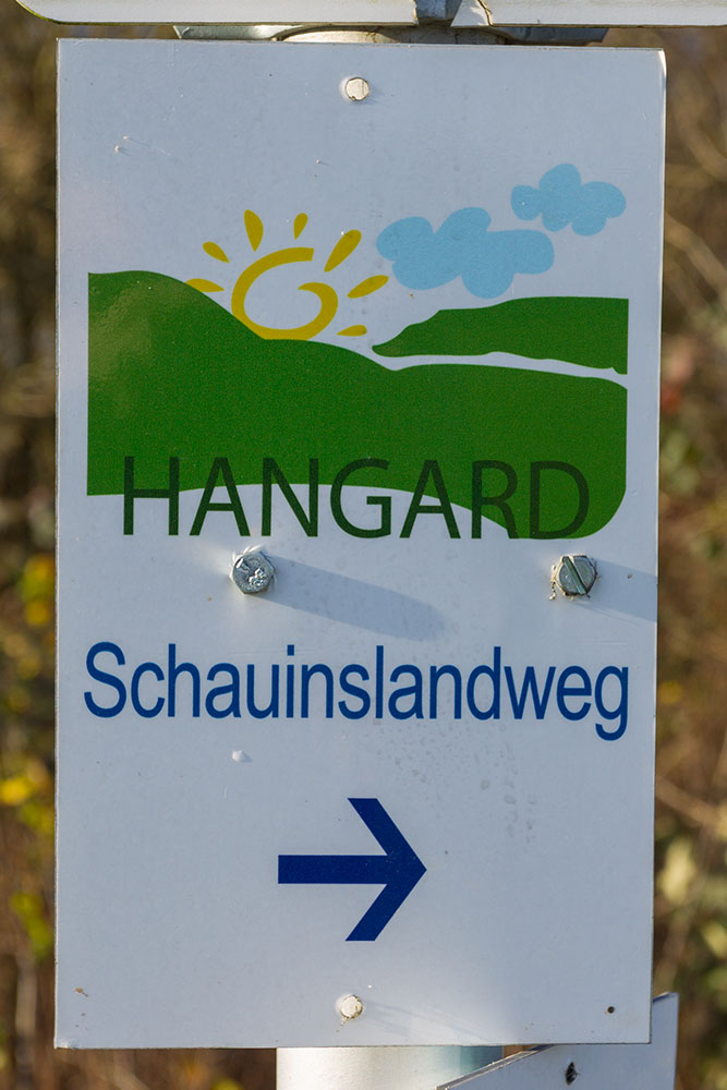 Ausschilderung des Schauinslandwegs