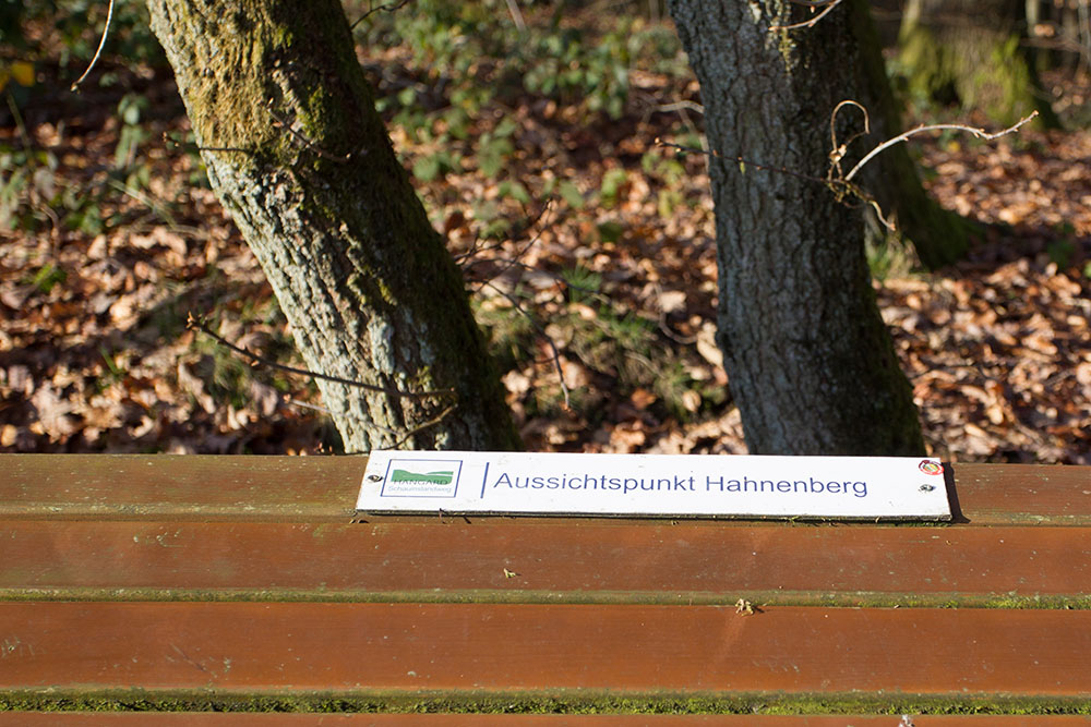 ... zum Aussichtspunkt Hahnenberg