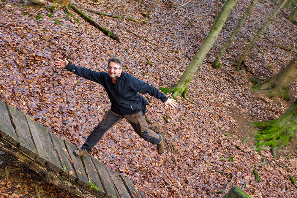 ... schnell wieder in die Senkrechte bewegen ;-)