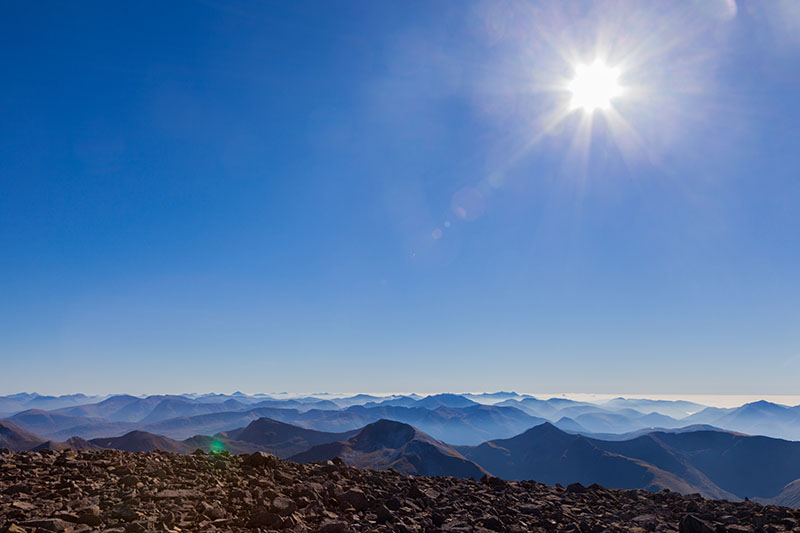 Nach dem wir hier oben die Landschaften genügend bestaunt haben ...