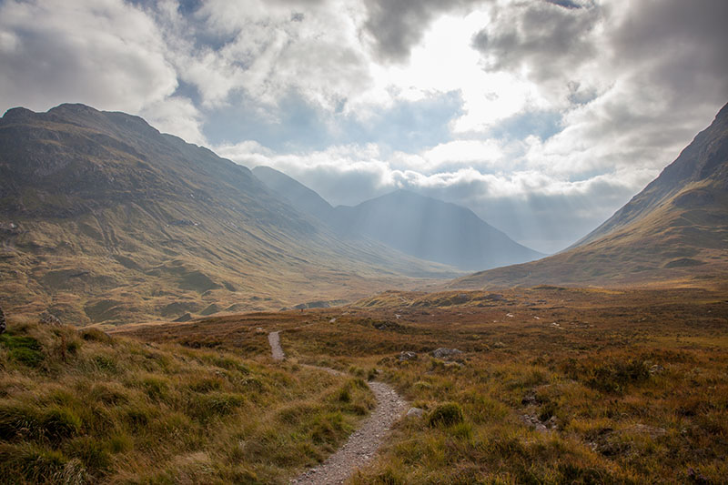 In den Grampian Mountains